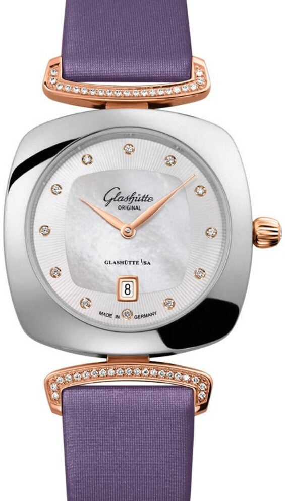 Glashütte Original Pavonina Masa perłowa 31 mm Zloto/Stal