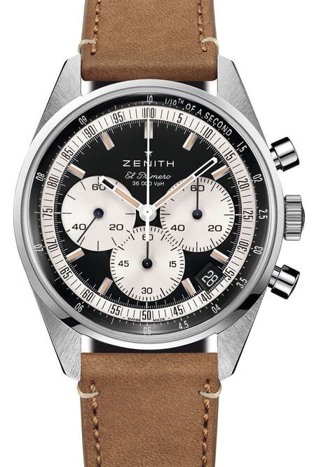 Zenith Chronomaster Original Czarny 38 mm Stal