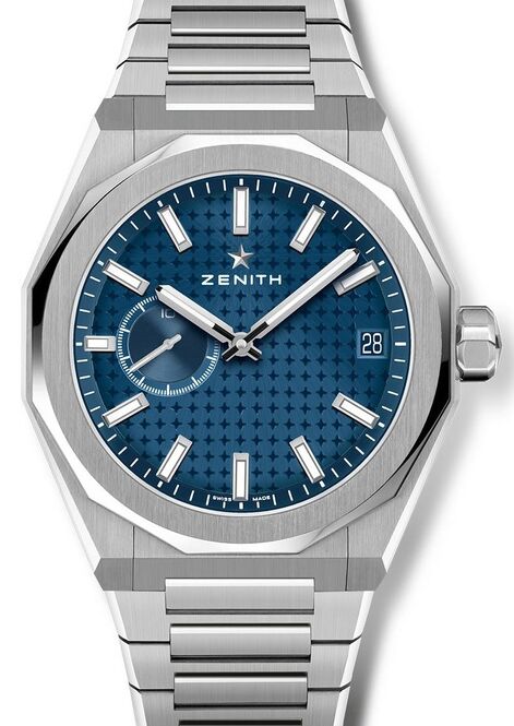 Zenith Defy Skyline Niebieski 41 mm Stal