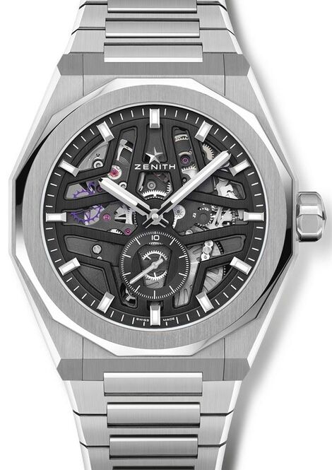 Zenith Defy Skyline Szkieletowany 41 mm Stal