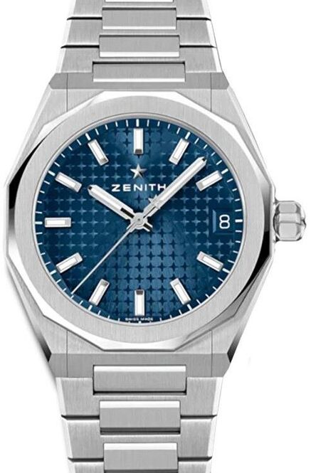 Zenith Defy Skyline Niebieski 36 mm Stal