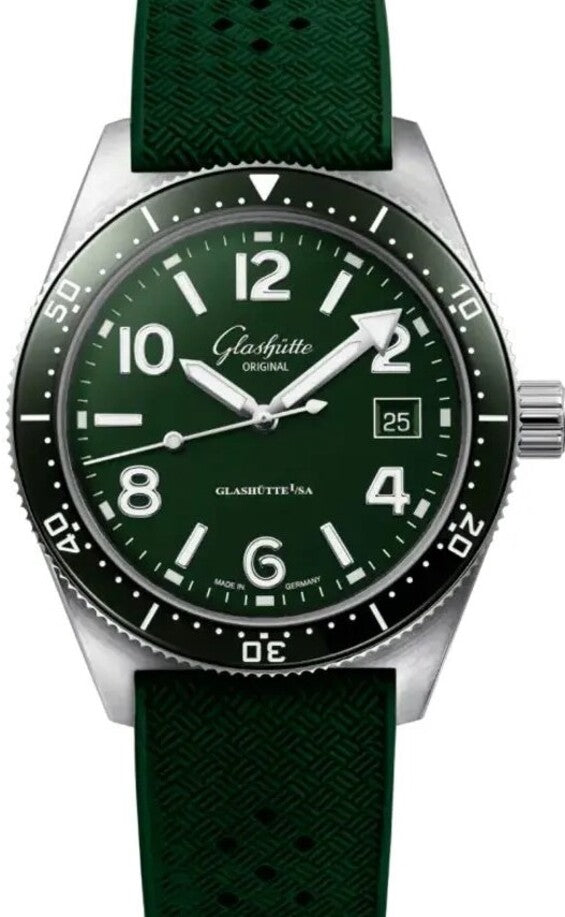 Glashütte Original SeaQ Zielony 39,5mm Stal