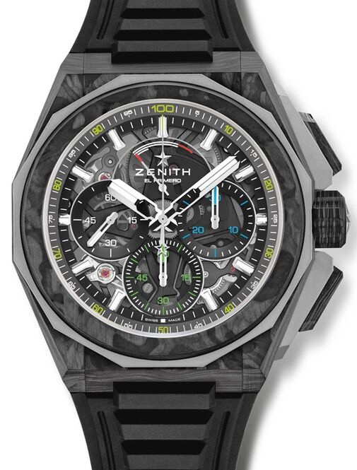 Zenith Defy Extreme Carbon Szkieletowany 45 mm Włókno węglowe