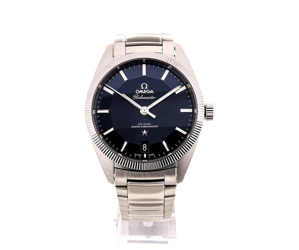 Omega Steel Blue Constellation Globemaster Co-Axial 39 mm