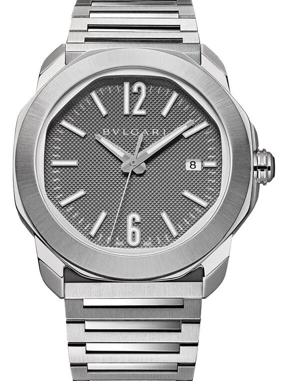 Bulgari Octo Roma Szary 41 mm Stal