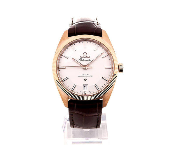 Omega Constellation Co-Axial 39mm Niebieski Złoto różowe