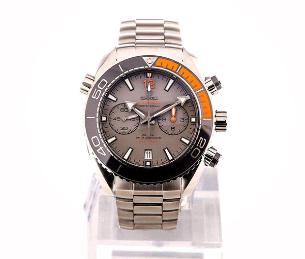 Omega Seamaster Planet Ocean 600M 45,5mm Szary Tytan