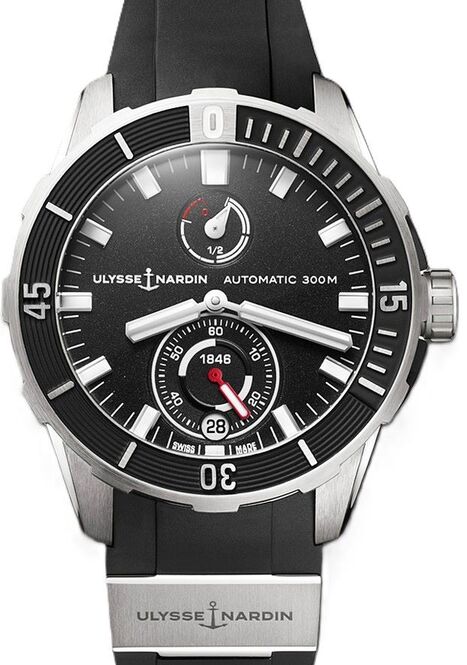 Ulysse Nardin Marine Diver Chronometer Czarny 44 mm Tytan