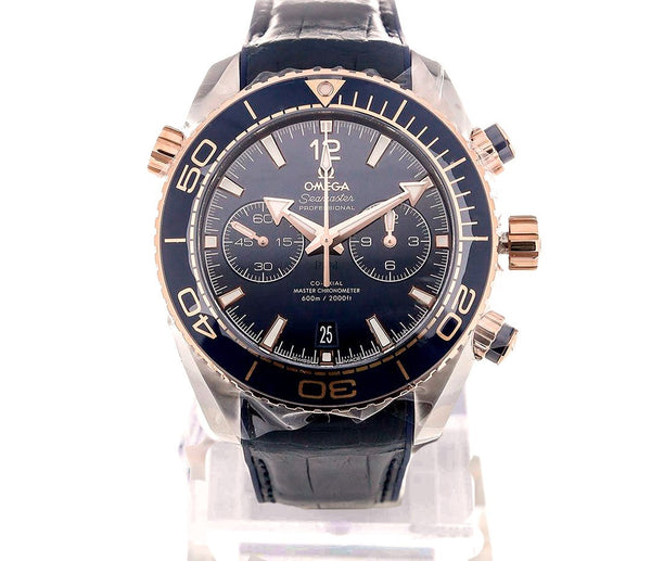 Omega Seamaster Planet Ocean 600M 45,5mm Niebieski Złoto/Stal