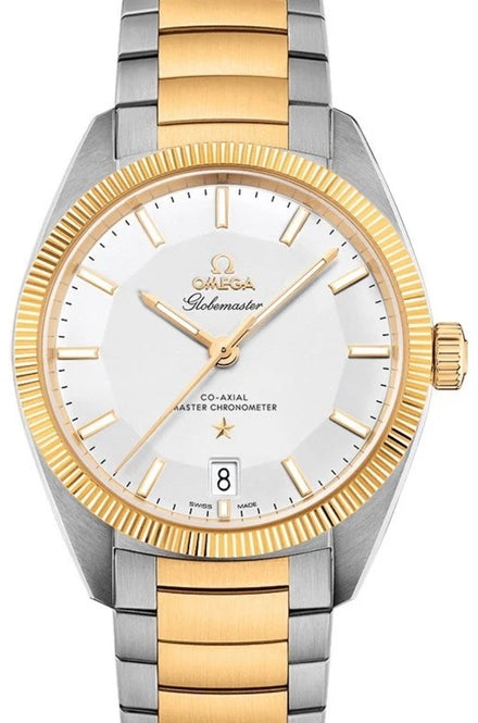 Omega Constellation Bialy 39 mm Zloto/Stal