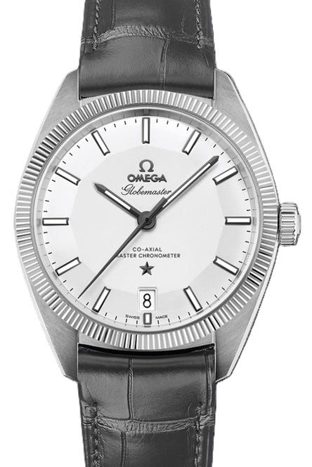 Omega Constellation Globemaster Co-Axial 39mm Srebrny Stal