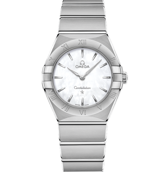 Omega Constellation Quartz Masa perłowa Stal