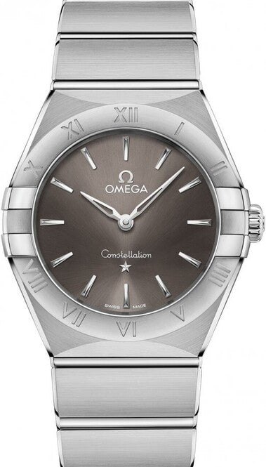 Omega Constellation Quartz 28 mm Srebrny Stal