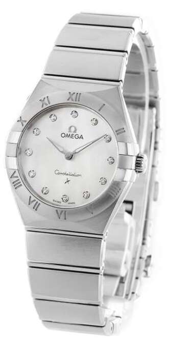 Omega Constellation Quartz Srebrny Stal