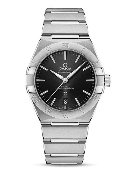 Omega Constellation Czarny Stal