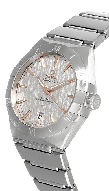 Omega Constellation Szary Stal