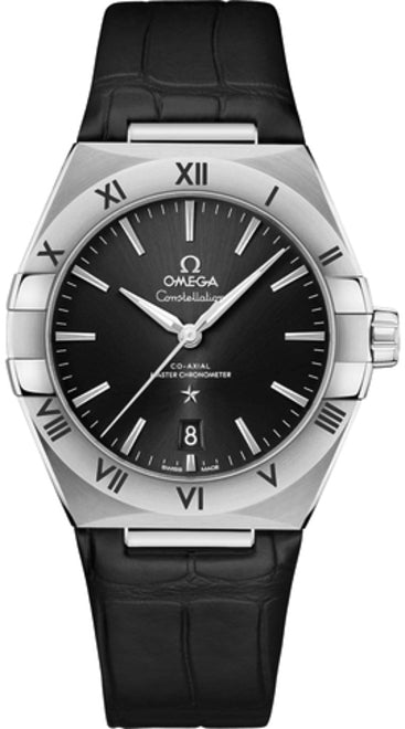 Omega Constellation Coaxial Master Chronometer Czarny Stal