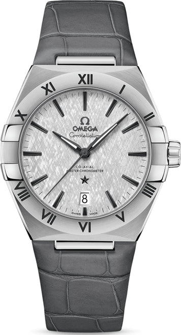 Omega Constellation Chronometer Co-axial Master Szary Stal