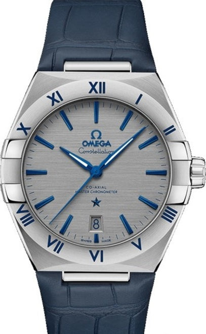 Omega Constellation Szary Stal