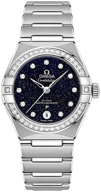 Omega Constellation Co‑Axial Master 29mm Niebieski Stal