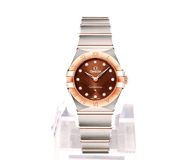 Omega Złoto/Stal Szary Constellation Quartz 25 mm Szary Złoto/Stal
