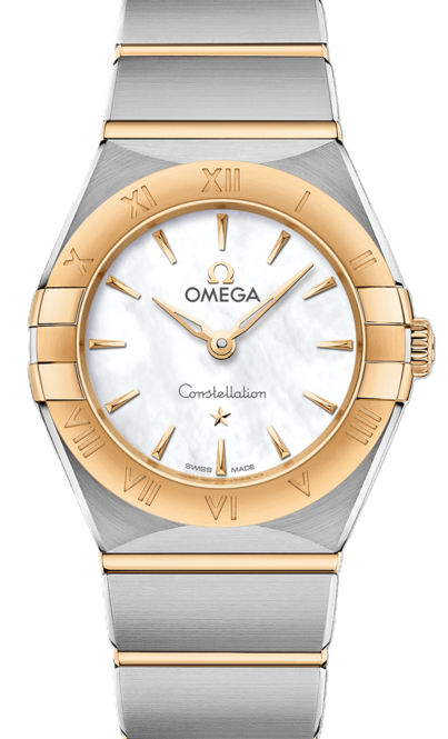Omega Constellation 28 mm Zloto/Stal Srebrny