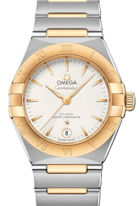 Omega Constellation 29 mm Zloto/Stal Srebrny