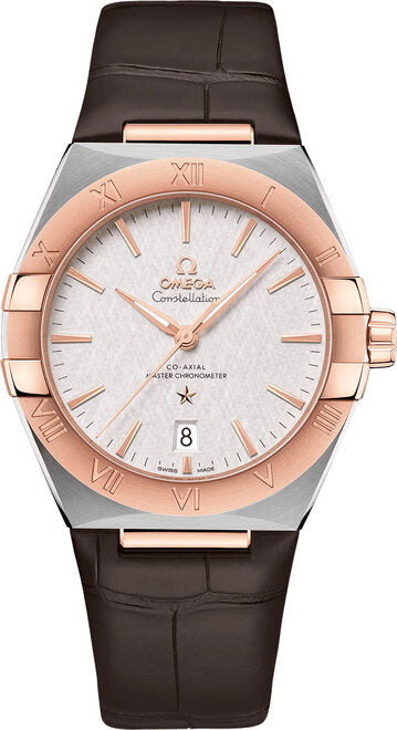 Omega Constellation Szampański Złoto/Stal