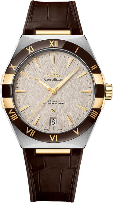 Omega CONSTELLATION CO‑AXIAL MASTER Szary Złoto/Stal