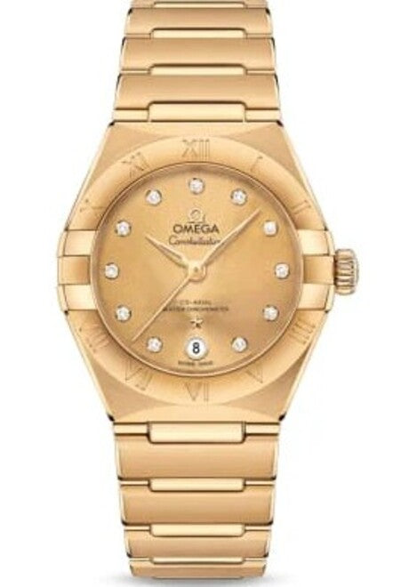 Omega Constellation Co-axial Master Szampański Żółte złoto