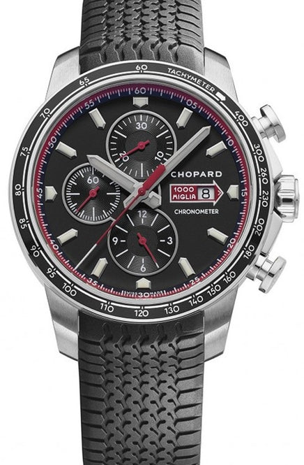 Chopard Mille Miglia GTS Czarny 44 mm Stal