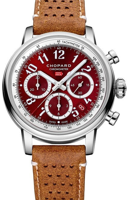 Chopard Mille Miglia Classic Chronograph Czerwony 40 mm Stal