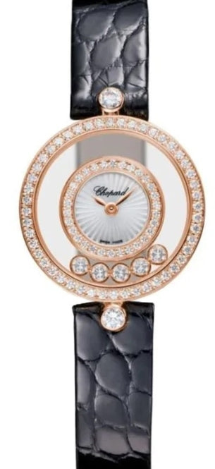 Chopard Happy Diamonds Icons Masa perłowa 25 mm Złoto różowe