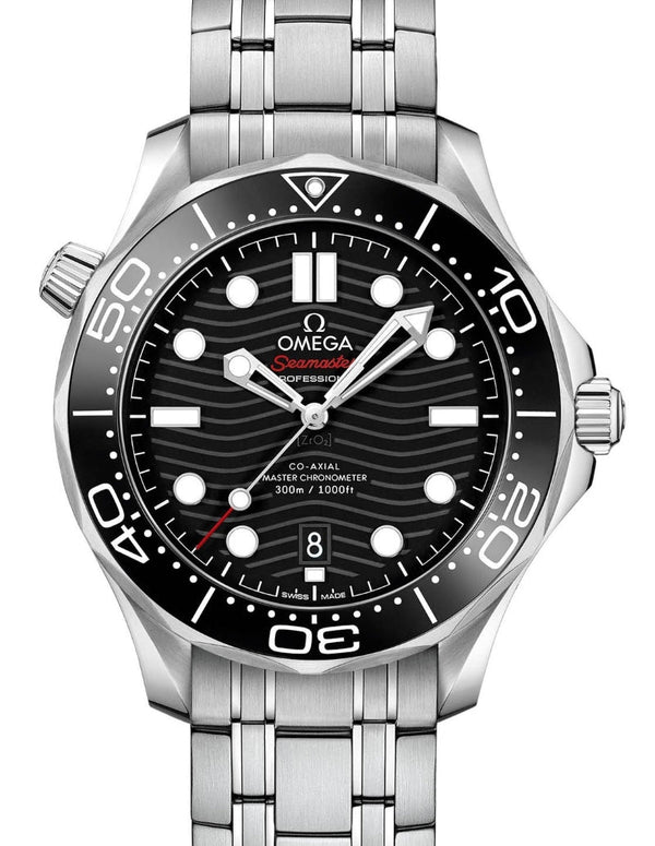 Omega Seamaster Diver 300 M Czarny Stal