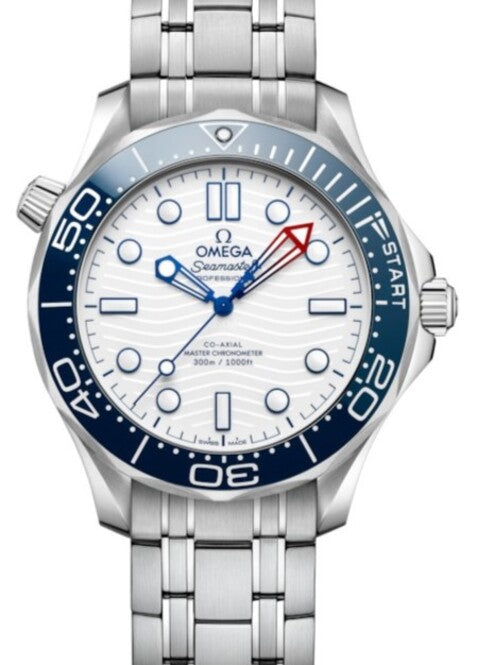 Omega Seamaster Diver 300 M 42 mm Stal Biały