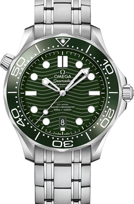 Omega Seamaster Diver 300 M 42 mm Stal Zielony