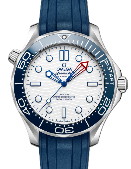 Omega Seamaster Diver 300 M 42 mm Stal Biały