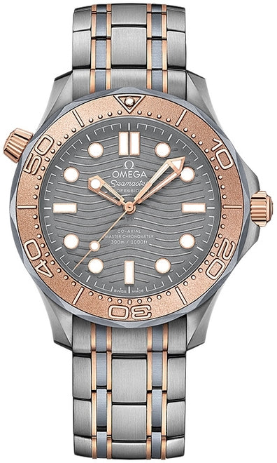 Omega Seamaster Diver 300 M Szary Tytan