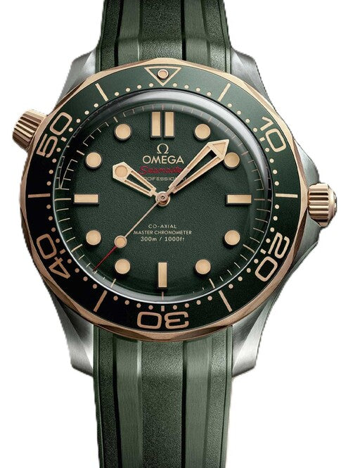 Omega Seamaster Diver 300 M 42 mm Tytan Zielony