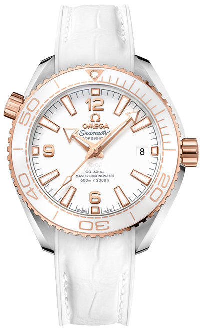 Omega Seamaster Planet Ocean Biały Złoto/Stal