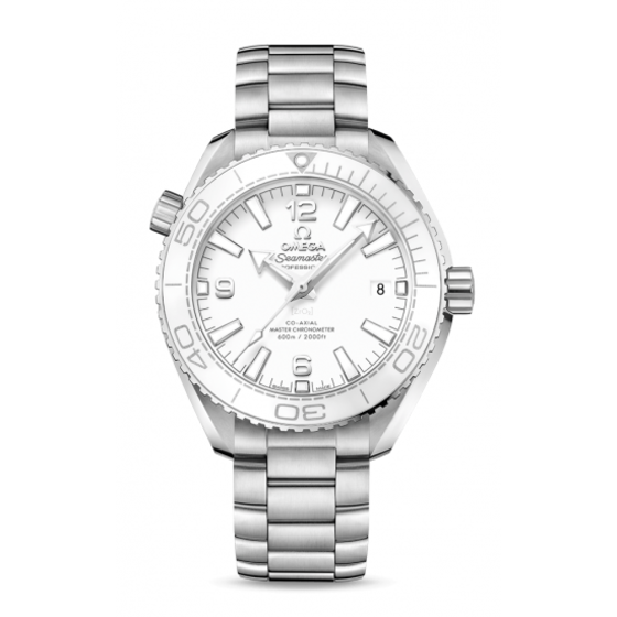Omega Seamaster Planet Ocean Biały Stal