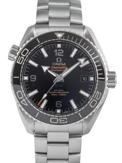Omega Seamaster Planet Ocean 600M Co-Axial Czarny  44 mm Stal