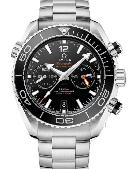 Omega Seamaster Planet Ocean 600M Czarny 45.5 mm Stal