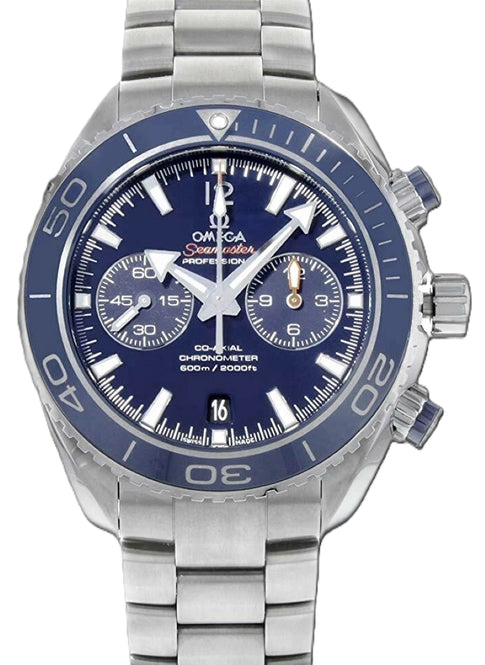 Omega Seamaster Planet Ocean 600M Niebieski  45.5mm Stal