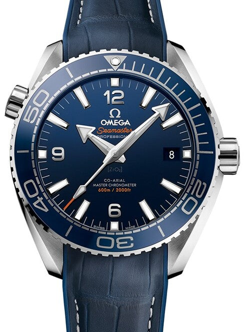 Omega Seamaster Planet Ocean 600 M Niebieski  43.5 mm Stal