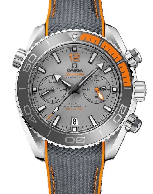 Omega Seamaster Planet Ocean 600M Szary 45.5 mm Tytan