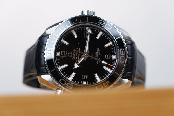 Omega Seamaster Planet Ocean 600 M Czarny 43.5 mm Stal