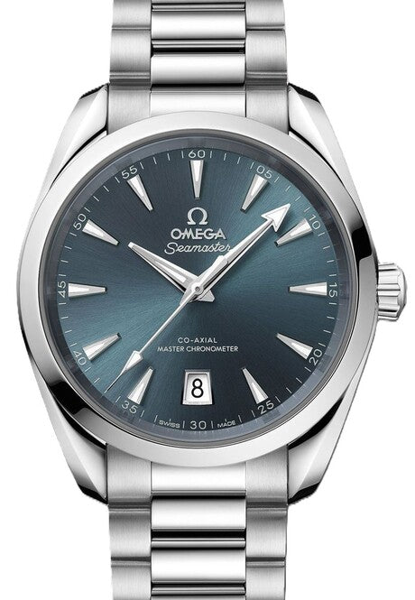Omega Seamaster Aqua Terra 38 mm Stal Niebieski