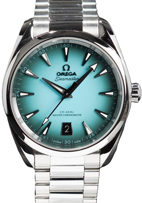 Omega Seamaster Aqua Terra 38 mm Stal Turkusowy