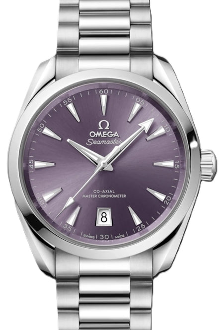 Omega Seamaster Aqua Terra 38 mm Stal Fioletowy